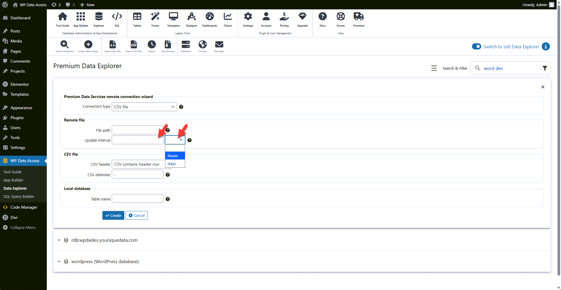 WP Data Access - Premium Data Services - Schedule Synchronization